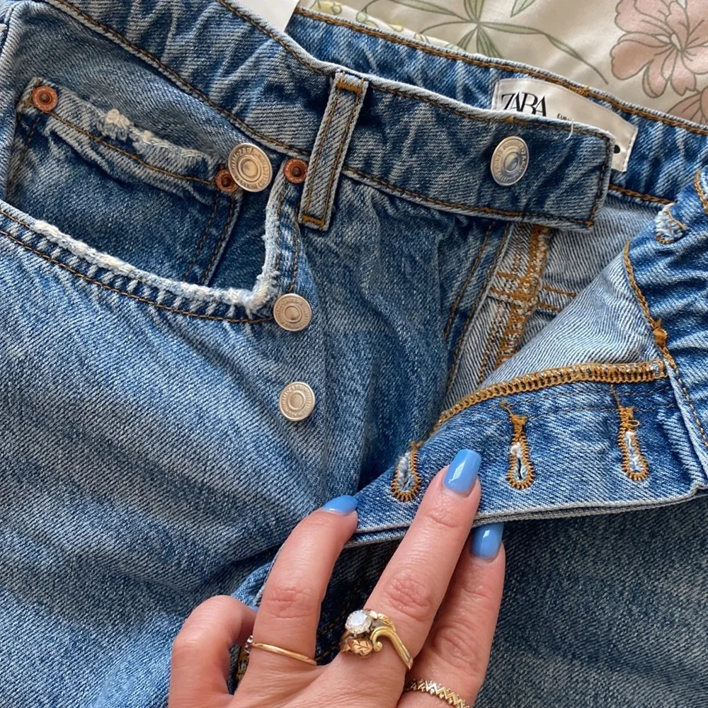 The crossed fly mini skirt XL - Picture 3 of 11